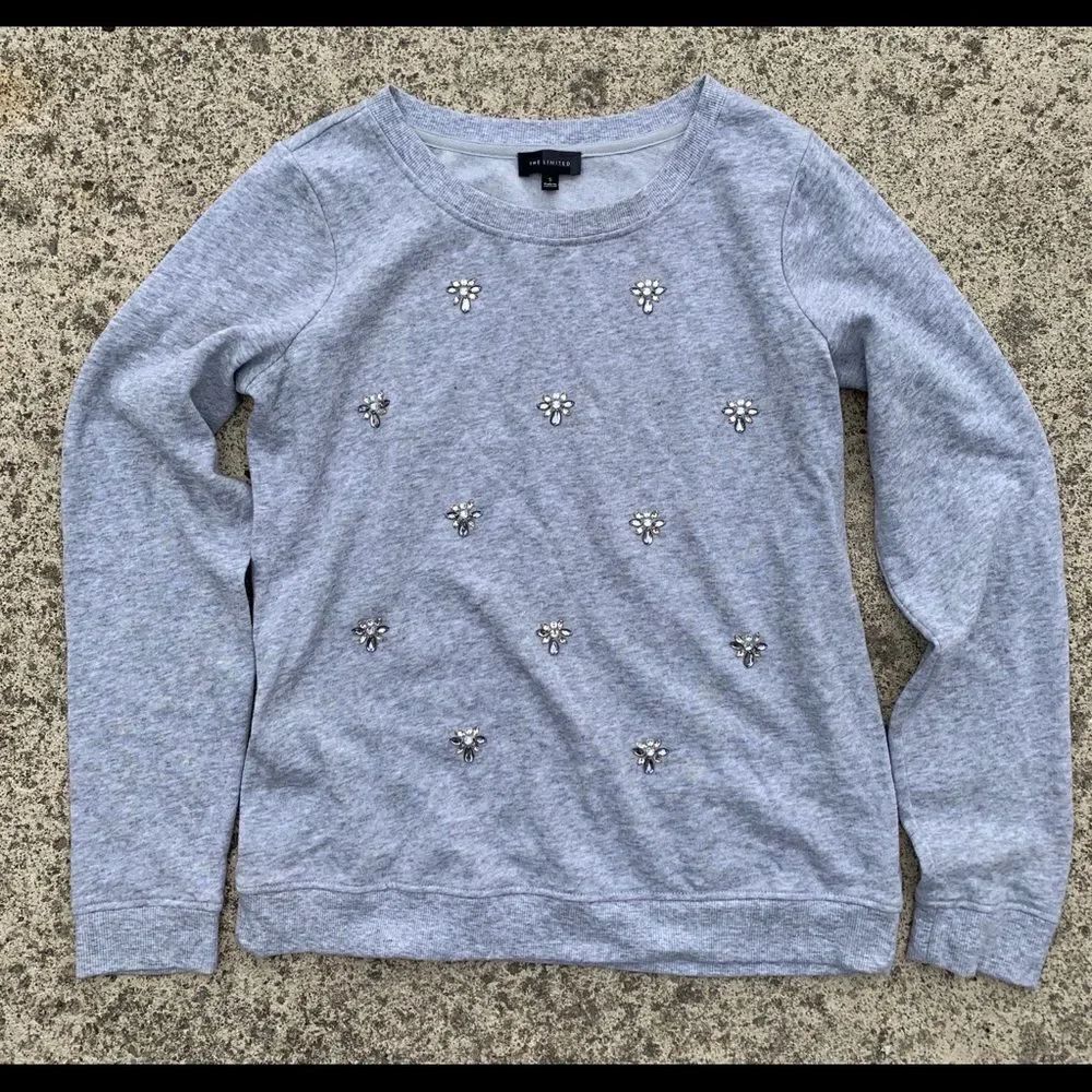 The Limited embellished crew neck. Small
